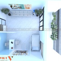 Thiết kế phòng khám nội phong cách hiện đại của chị Hằng tại Hà Nội